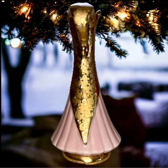 Savoy China Weeping Gold Vase 50s/60s Vintage Mid Century 🎉 HOST PICK 🎉 - Picture 14 of 16